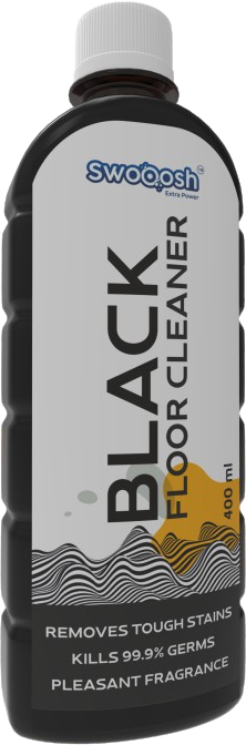 Swooosh Black Floor Cleaner bottle