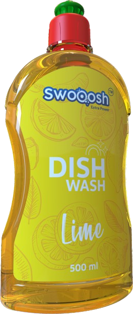 Swooosh Dish Wash Lime bottle
