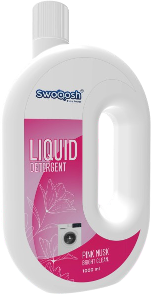 Swooosh Liquid Detergent Pink Musk bottle
